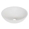 Cuisibane Vasque ronde à poser TREND - Blanc brillant* Plan Vasque Lave-Mains