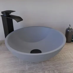 Cuisibane Vasque ronde à poser TREND - Gris mat