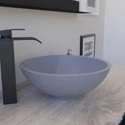 Cuisibane Vasque ronde à poser TREND - Gris mat