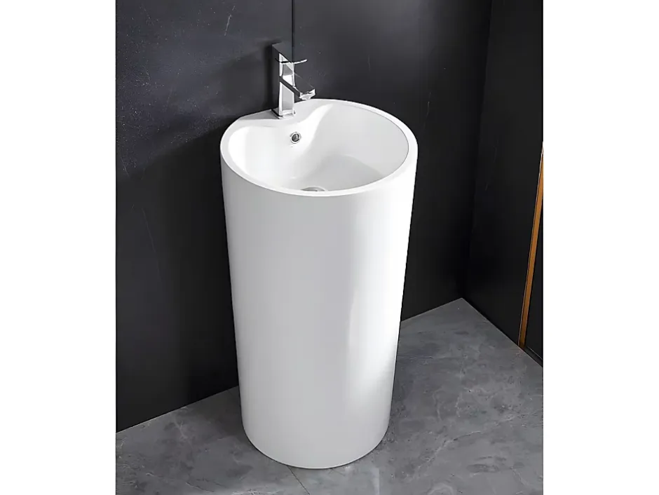 Vente-unique Vasque sur pied cylindrique TOTAM