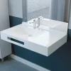 Cuisibane Vasque suspendue EVIDENCE 90 cm déporté à gauche - Blanc