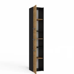 Topeshop VERONA - Armoire de salle de bains - 170x30x30 cm - Meuble colonne de rangement SDB