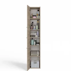 Topeshop VERONA - Colonne de salle de bain 30x30x170 - Meuble salle de bain - Rangement salle de bain - Colonne rangement* Meuble De Salle De Bains Faible Profondeur|Colonne De Salle De Bains