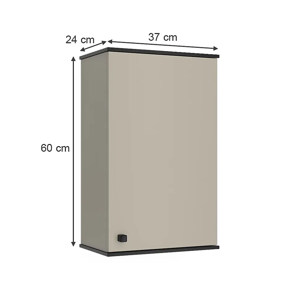 Vicco Armoire de salle de bain Grège 37x60cm