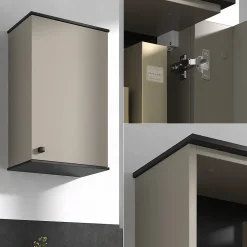 Vicco Armoire de salle de bain Grège 37x60cm