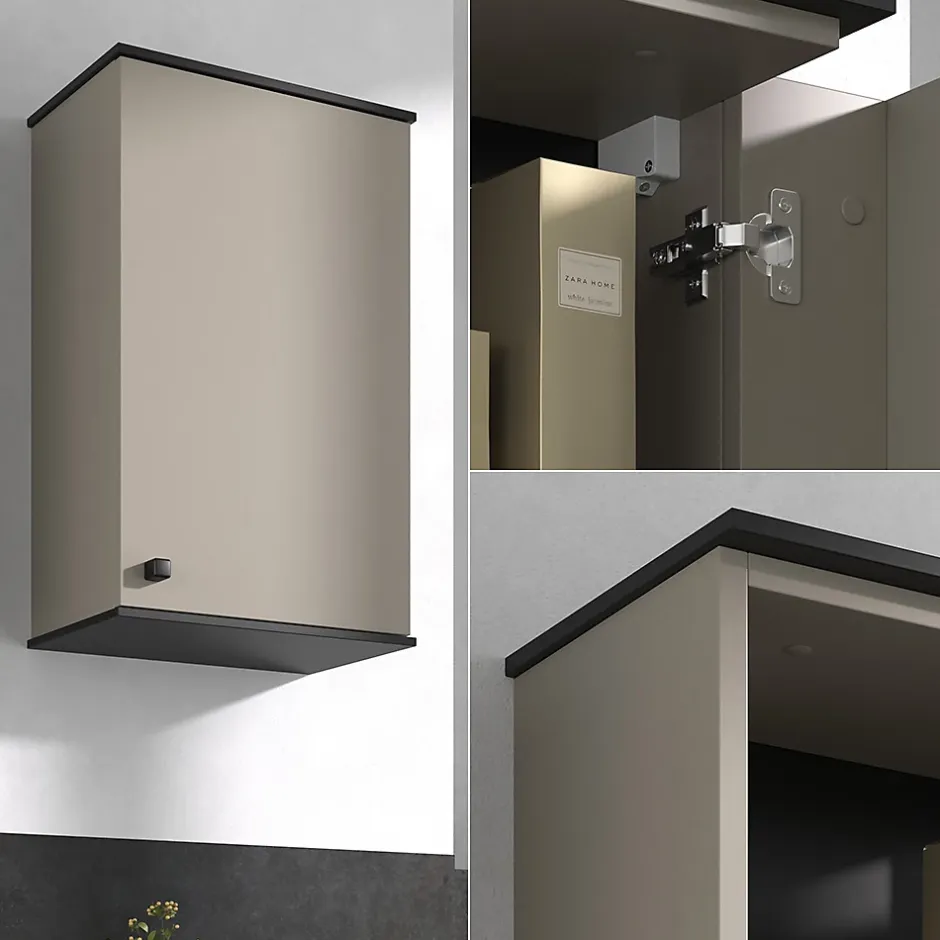 Vicco Armoire de salle de bain Grège 37x60cm