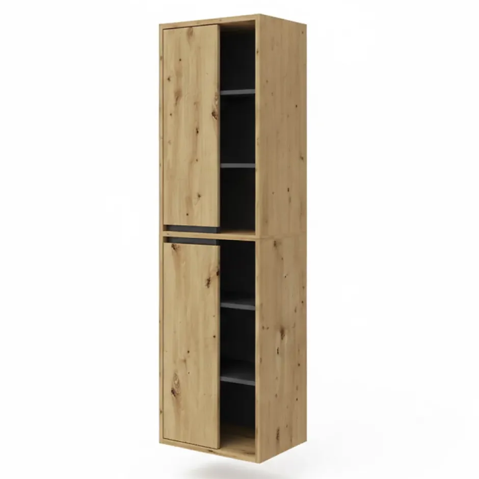 Vicco Armoire de salle de bain Chêne Artisan 50x170cm* Colonne De Salle De Bains