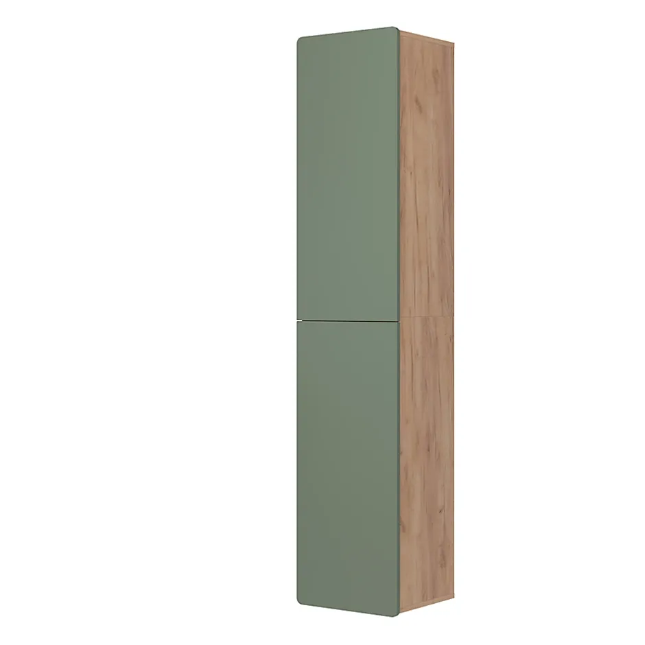 Vicco Armoire de salle de bain Vert/force de lor Chêne 36.6x171.6cm