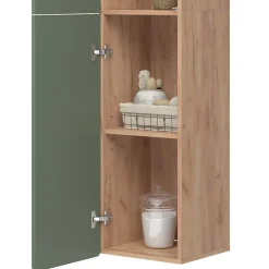 Vicco Armoire de salle de bain Vert/force de lor Chêne 36.6x171.6cm