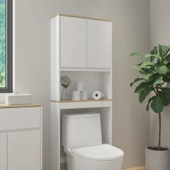 Vicco Armoire de toilette Blanc 60x163cm