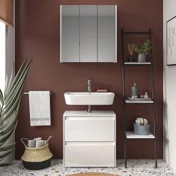 Vicco Armoire de toilette Blanc 67.4x68cm* Armoire De Toilette