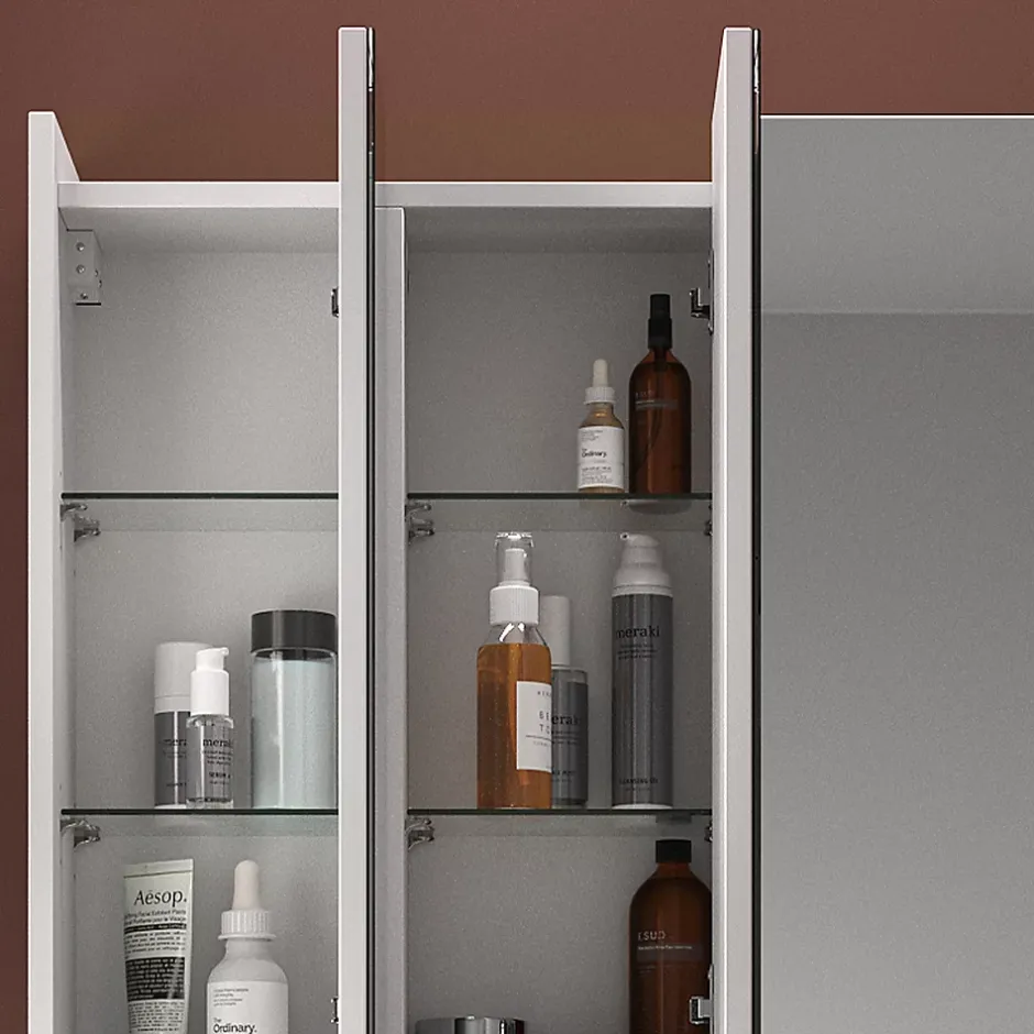 Vicco Armoire de toilette Blanc 67.4x68cm* Armoire De Toilette