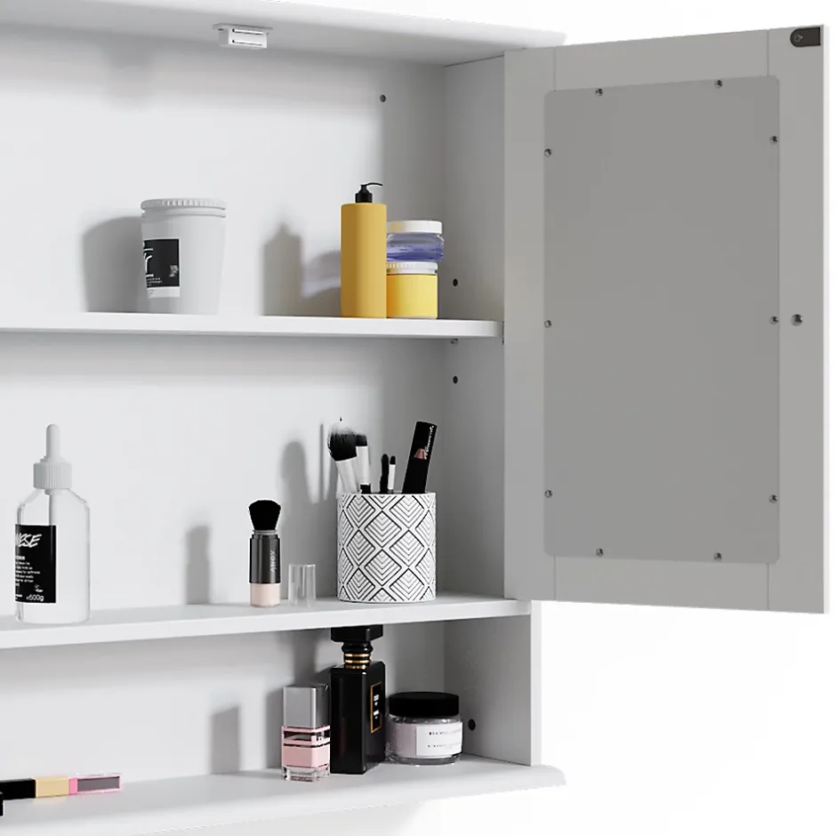 Vicco Armoire de toilette Blanc 56x58cm