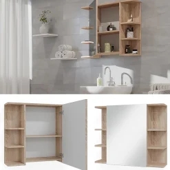 Vicco Armoire de toilette Sonoma 79.6x64cm* Armoire De Toilette