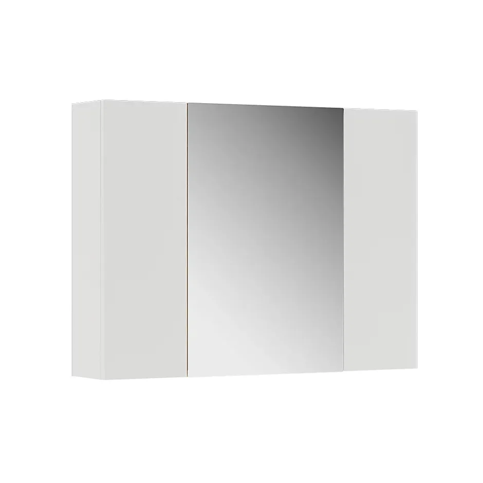 Vicco Armoire de toilette Blanc 80x59.2cm avec des étagères