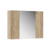 Vicco Armoire de toilette Chêne de force doré 80x59.2cm avec des étagères* Armoire De Toilette