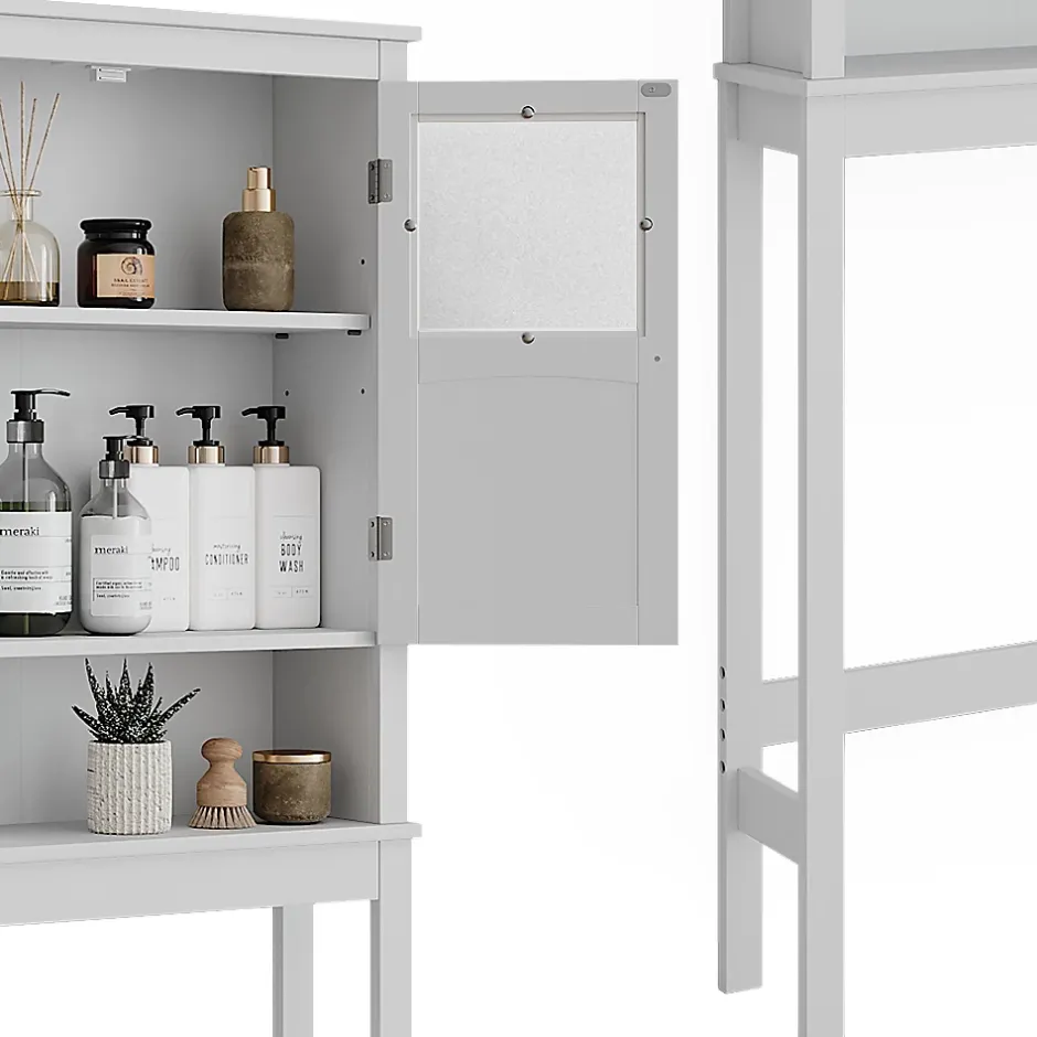 Vicco Armoire de toilette Blanc 69x171cm