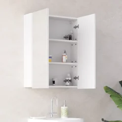 Vicco Armoire de toilette Blanc 60x77cm* Armoire De Toilette