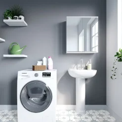 Vicco Armoire de toilette Blanc 60x68cm* Armoire De Toilette