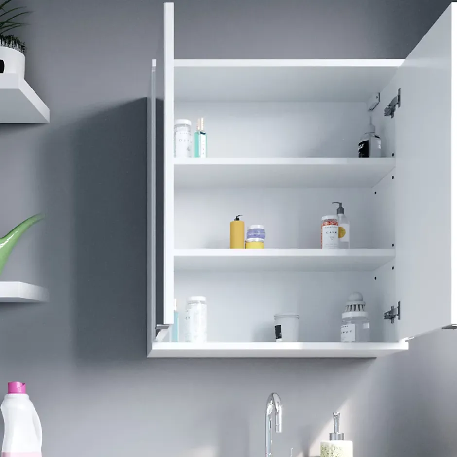 Vicco Armoire de toilette Blanc 60x68cm* Armoire De Toilette