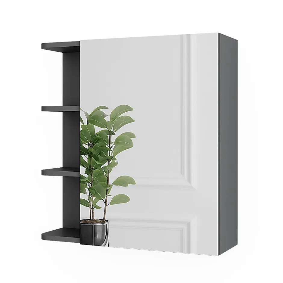 Vicco Armoire de toilette Anthracite 62x64cm