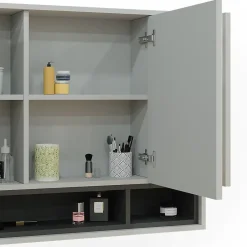 Vicco Armoire de toilette Gris/Anthracite 80x72cm* Armoire De Toilette