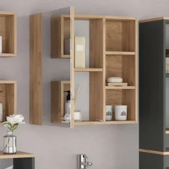 Vicco Armoire de toilette Anthracite 62x64cm