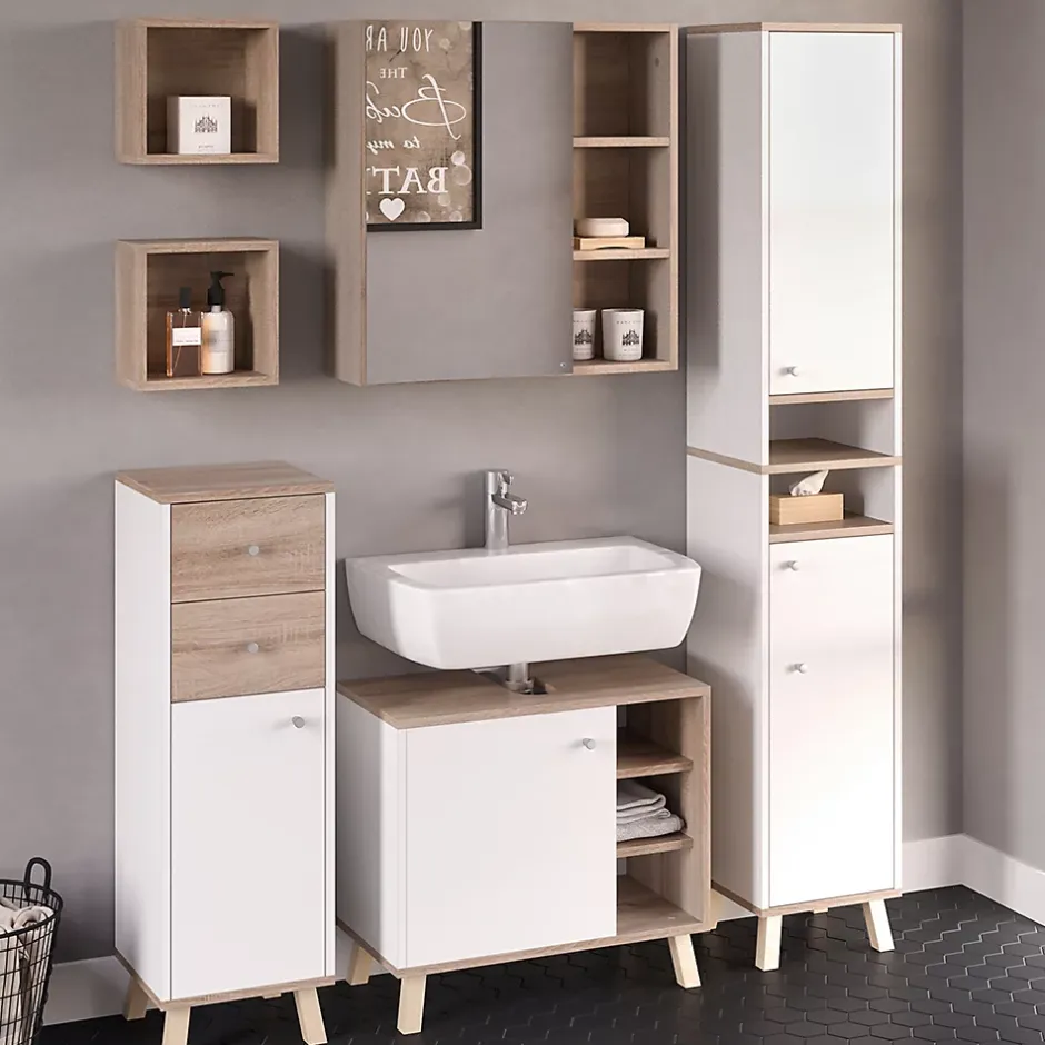 Vicco Armoire de toilette Sonoma 62x64cm* Armoire De Toilette