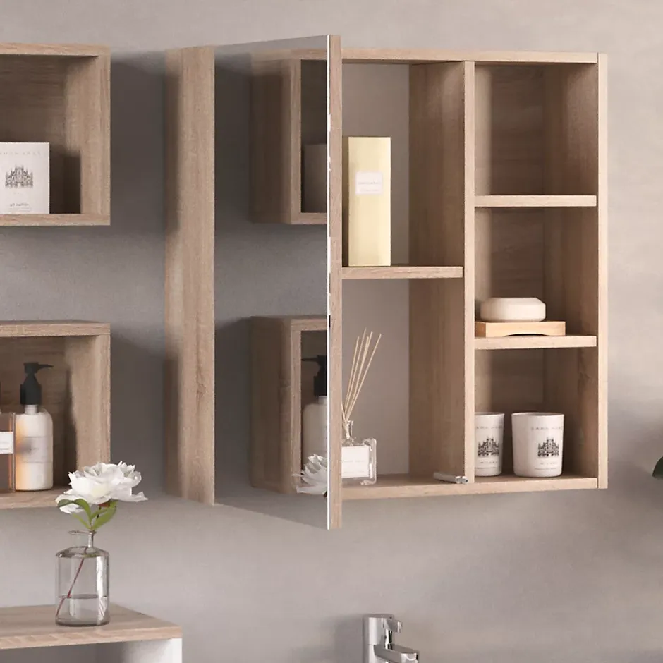 Vicco Armoire de toilette Sonoma 62x64cm* Armoire De Toilette