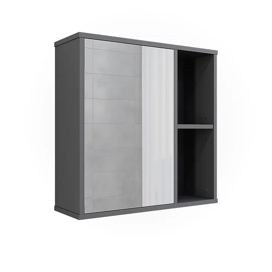 Vicco Armoire de toilette Anthracite 60x60cm