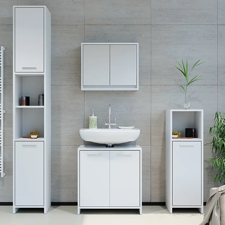 Vicco Armoire de toilette Blanc 55x45cm* Armoire De Toilette