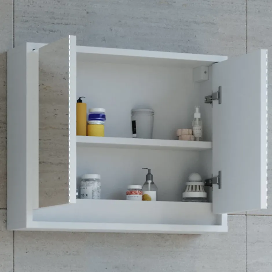 Vicco Armoire de toilette Blanc 55x45cm* Armoire De Toilette