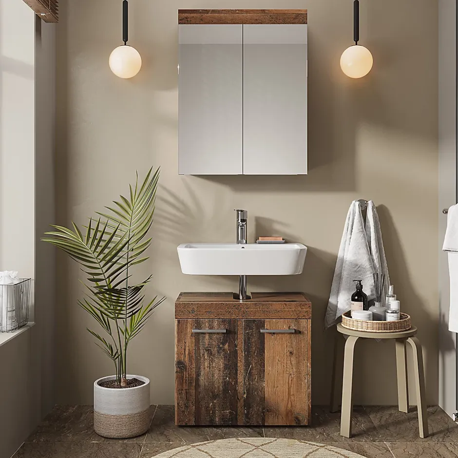 Vicco Armoire de toilette Oldstyle 60x77cm