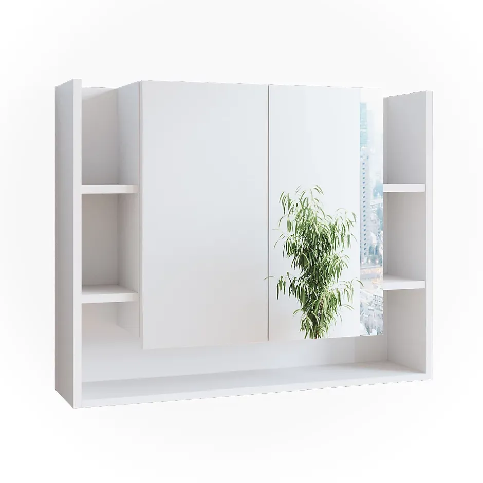 Vicco Armoire de toilette Blanc 80.2x64cm* Armoire De Toilette