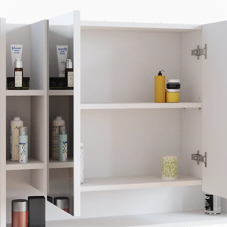 Vicco Armoire de toilette Blanc 80.2x64cm* Armoire De Toilette