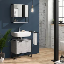 Vicco Armoire de toilette Béton 60x60.6cm