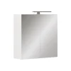 Vicco Armoire de toilette Blanc 60x60cm avec éclairage LED