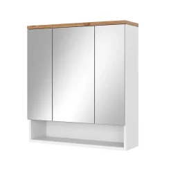 Vicco Armoire de toilette Blanc 70x77.5cm avec 3 portes
