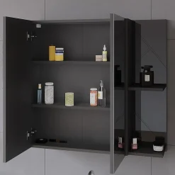Vicco Armoire de toilette Anthracite Haute brillance 80x75cm* Armoire De Toilette