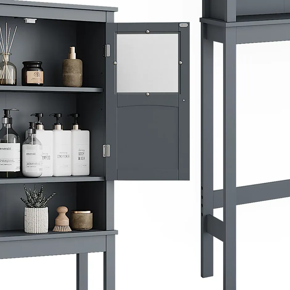 Vicco Armoire de toilette Gris 69x171cm