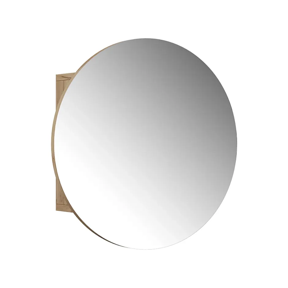 Vicco Armoire de toilette Chêne de force doré 50x50cm avec 2 compartiments