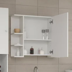 Vicco Armoire de toilette Blanc 79.6x64cm* Armoire De Toilette