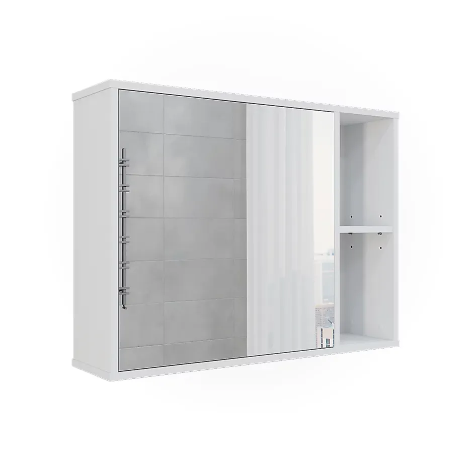 Vicco Armoire de toilette Blanc 80x60cm