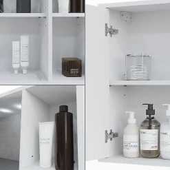 Vicco Armoire de toilette Blanc 80x60cm