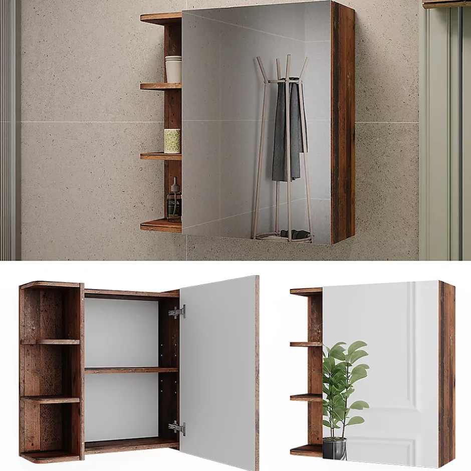Vicco Armoire de toilette Oldstyle 62x64cm