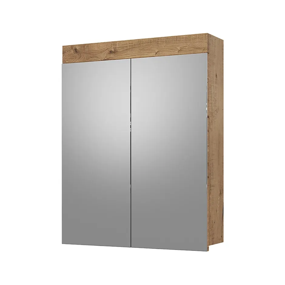 Vicco Armoire de toilette Chêne Wotan 60x77cm* Armoire De Toilette
