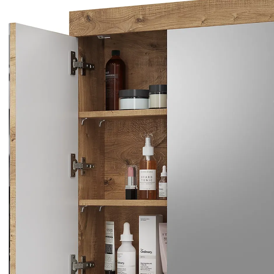 Vicco Armoire de toilette Chêne Wotan 60x77cm* Armoire De Toilette