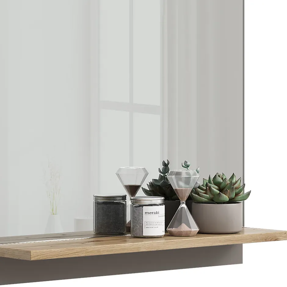 Vicco Armoire de toilette Grège 60x67cm avec étagère* Armoire De Toilette