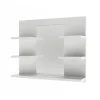 Vicco Armoire de toilette Blanc 58.8x50cm avec des étagères