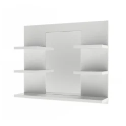 Vicco Armoire de toilette Blanc 58.8x50cm avec des étagères